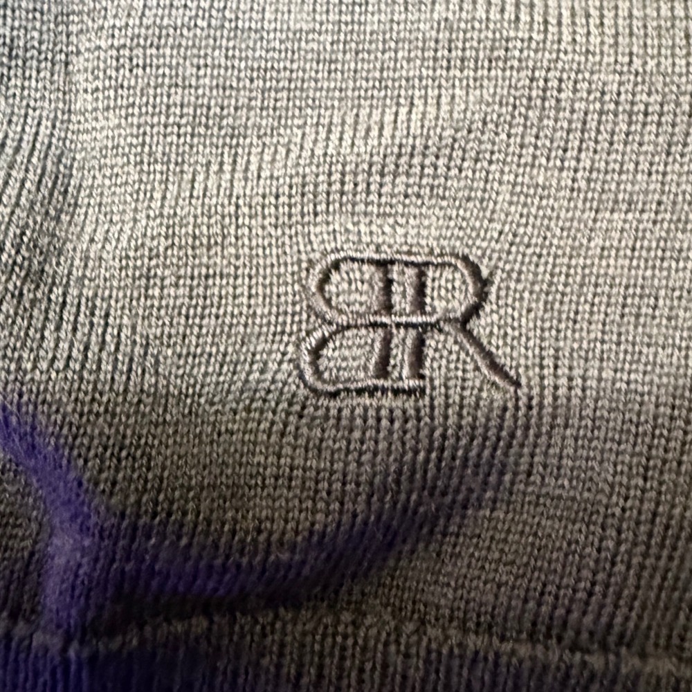 Banana Republic Mens Merino Wool Crew Neck Sweater Blue XXL NWT - Picture 5 of 7